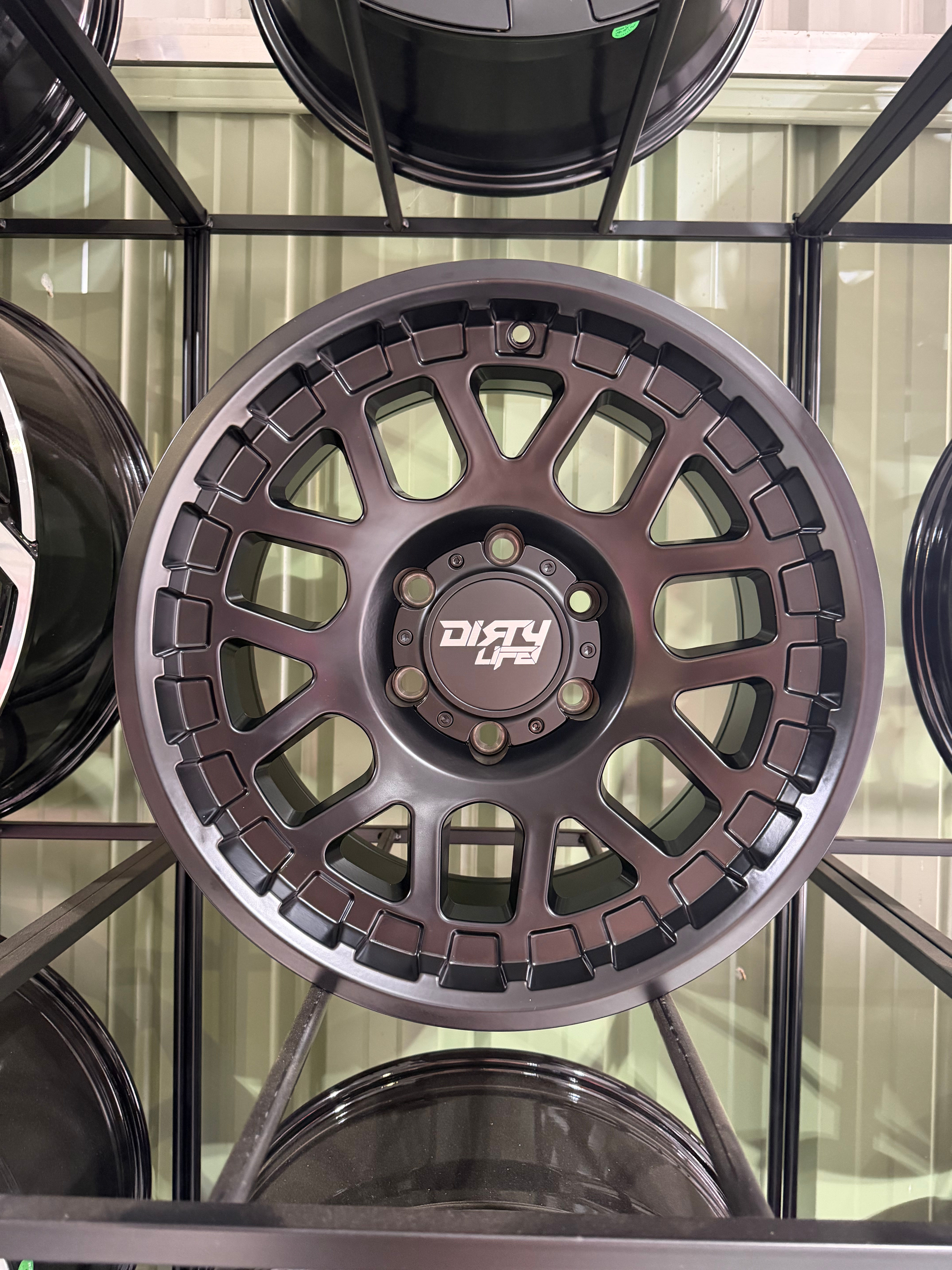 Brand New Dirty Life 17x9 Inch Wheels in Matte Black