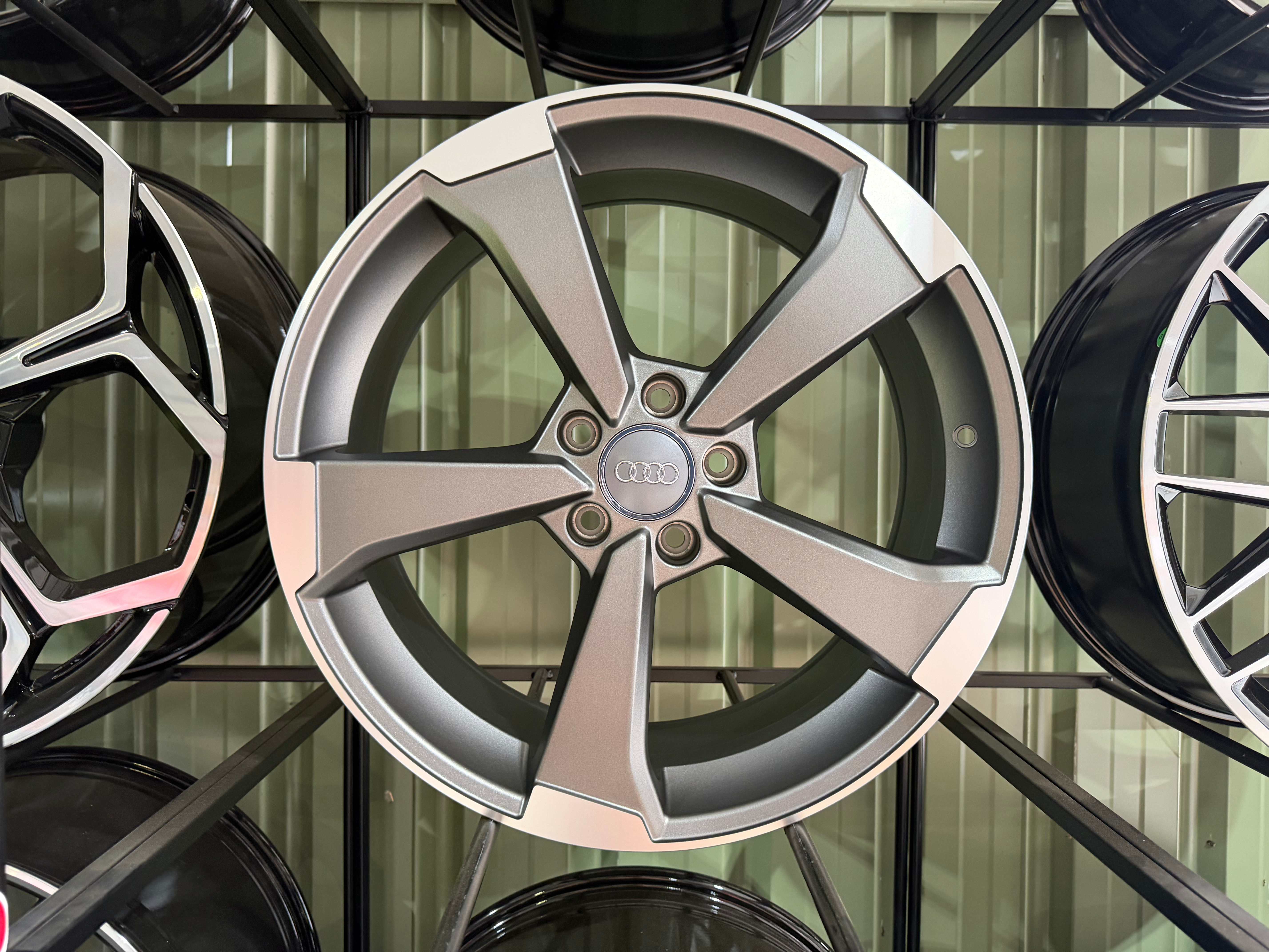 Brand New Audi 19 Inch Style Wheels in 19x8.0 Grey Machine