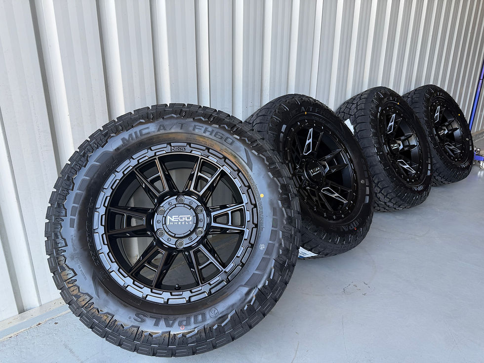 Thumbnail: Brand New 17 Inch Negu Wheels and Tyres in Matte Opal