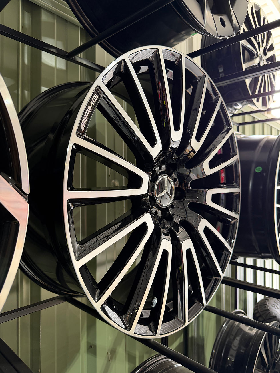 Thumbnail: Brand New Mercedes 22 Inch Style Staggered Wheels in Gloss