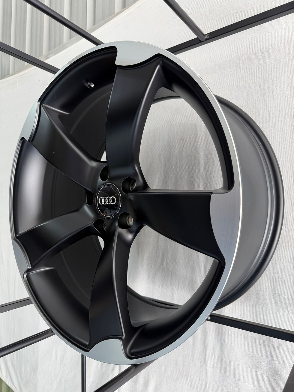 Thumbnail: Brand New Audi 20 Inch Wheels Satin Black 