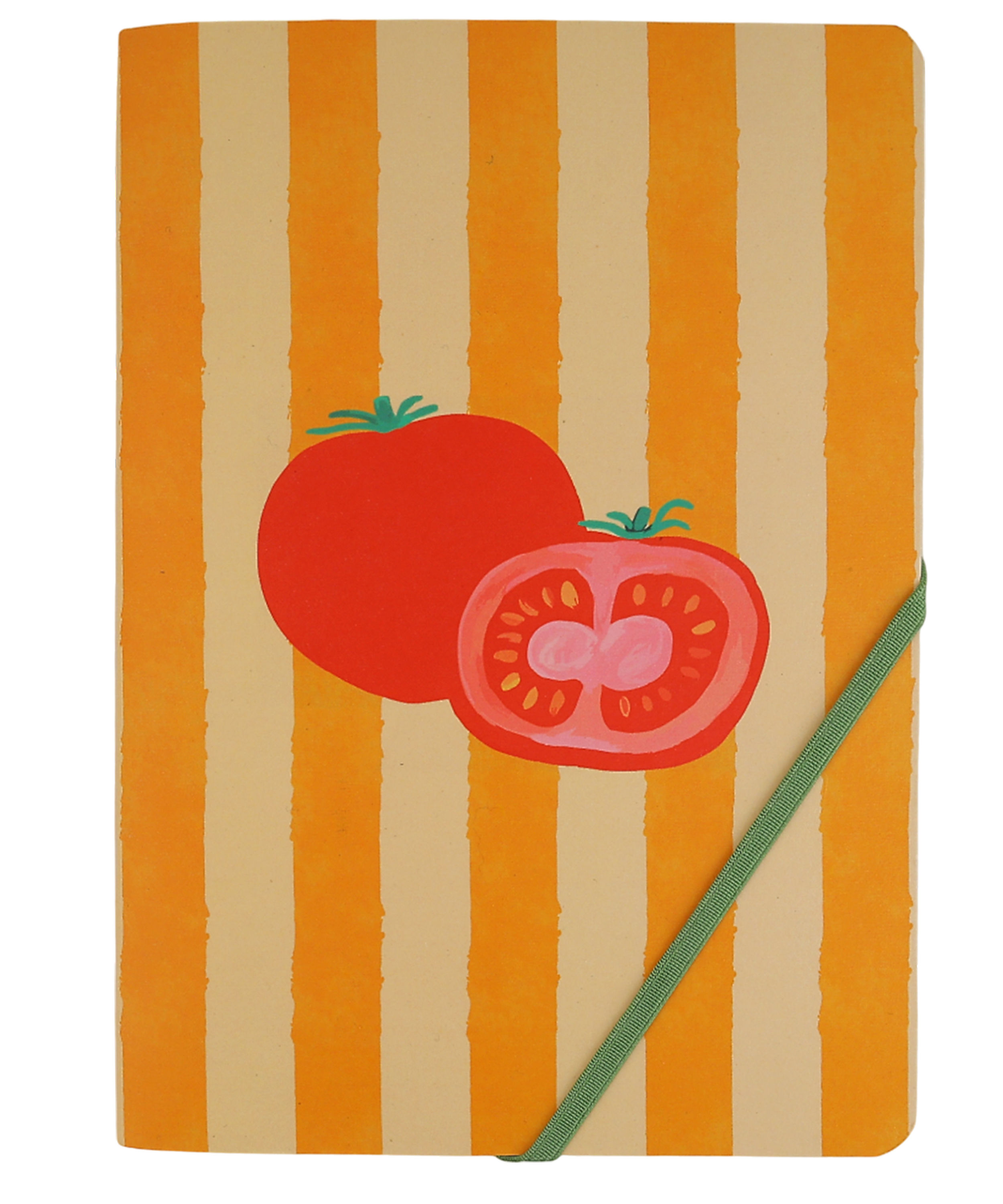 Striped Tomato Recipe notebook (1 design x 10)