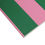 Miniaturbild: Pink/Green Stripe Notebook (1 design x 10)