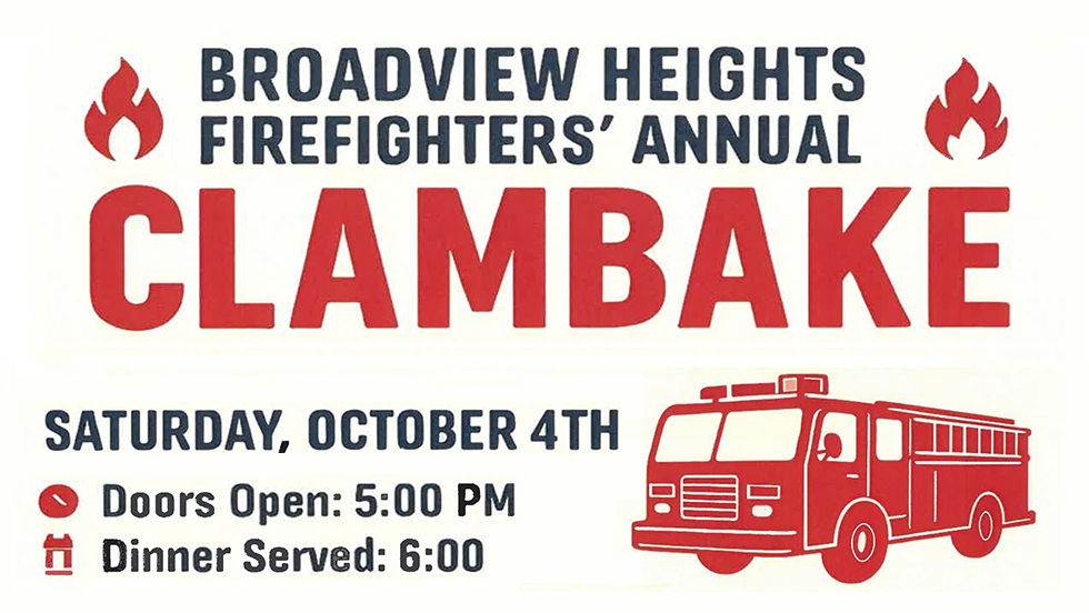 2025 Broadview Heights Firefighters Clambake