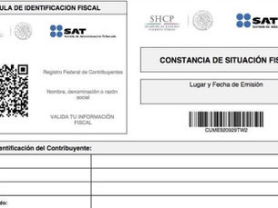 Constancia de situación fiscal