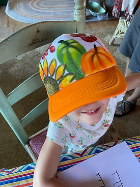 paint your own trucker hat
