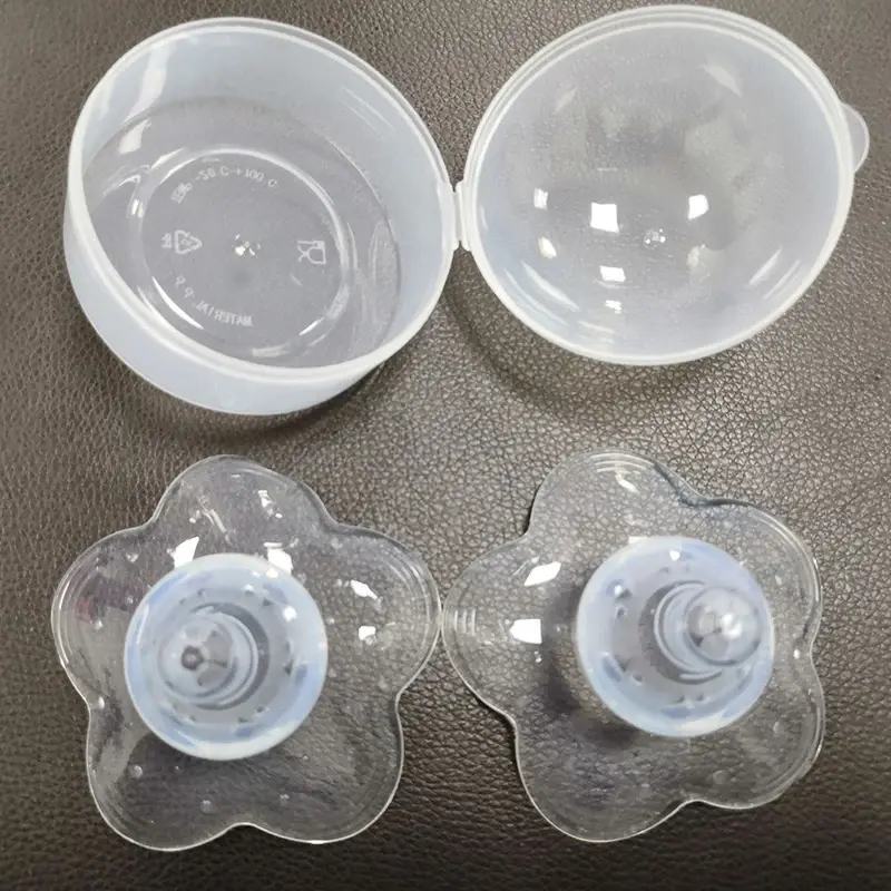 Miniatura: Silicone Nipple Protector Breastfeeding Mother Protection Shields Milk Cover Pop