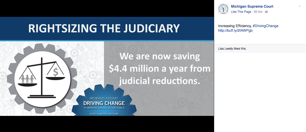 Judiciary Social Media Post