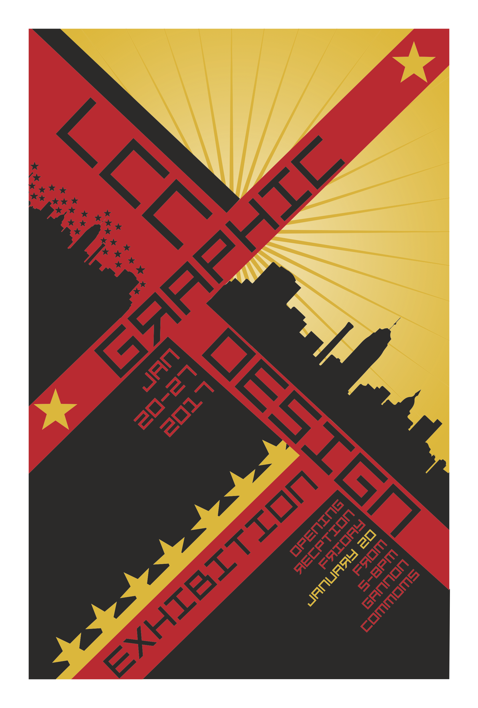 LCC Graphic Design Exhibition Poster