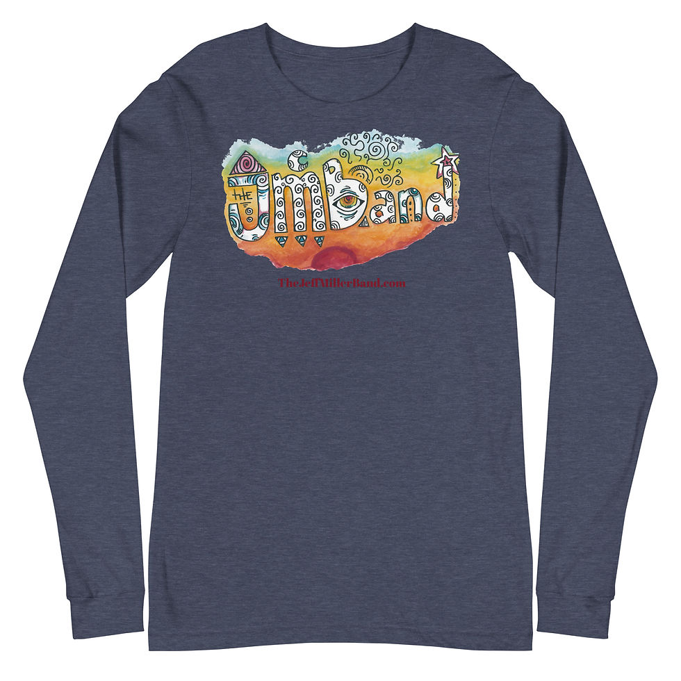 Thumbnail: Stephanie's Rainbow Jeff Miller Band Logo Long Sleeve