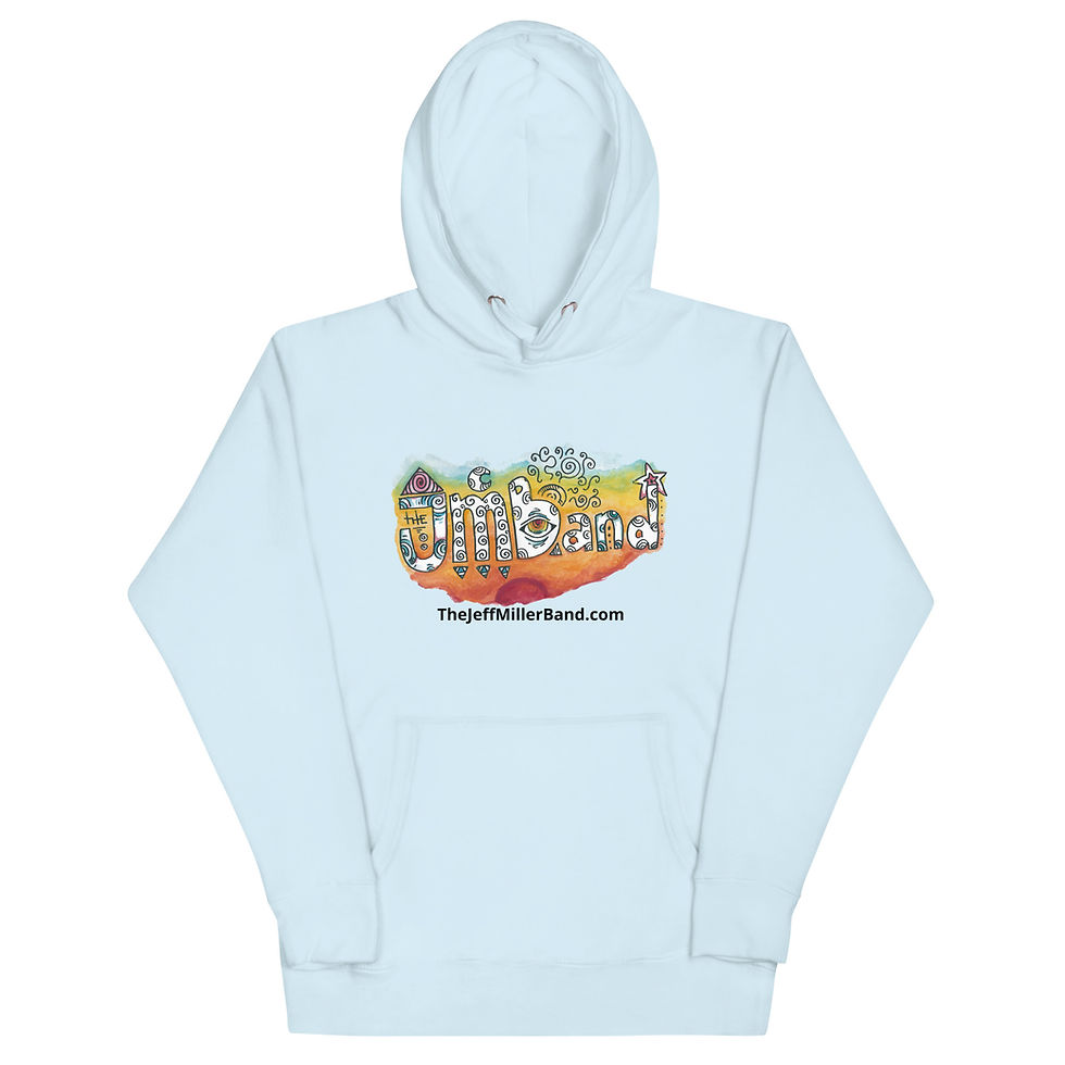 Thumbnail: Stephanie's Rainbow Jeff Miller Band Logo Hoodie
