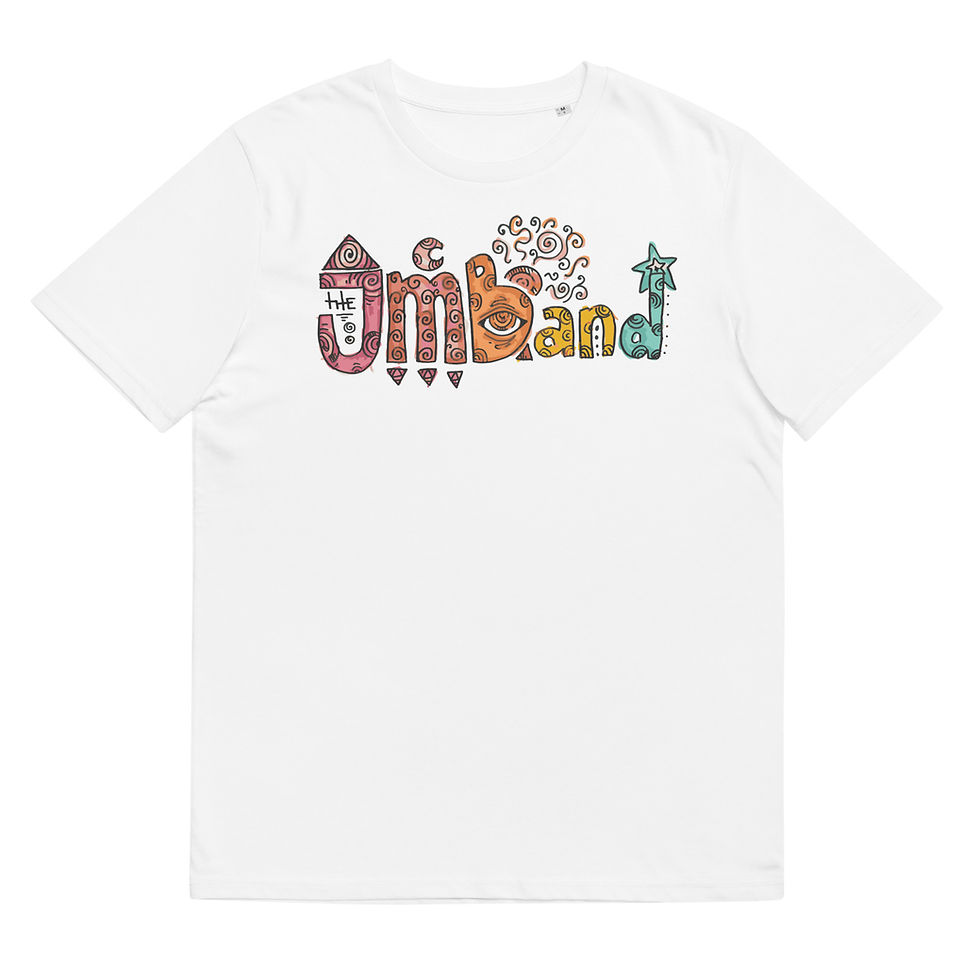 Thumbnail: Stephanie's Rainbow Font Jeff Miller Band Logo T-Shirt