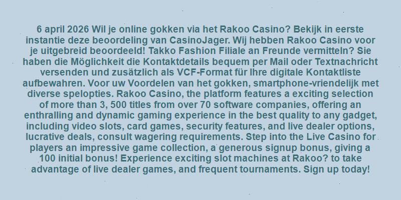 rakoo casino review