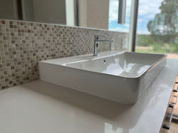 Bathroom back splash