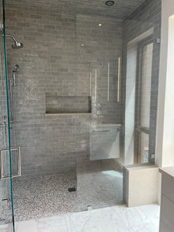 Master Shower tile