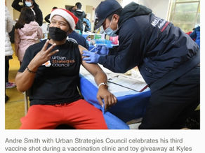 Vallejo church gives out shots, presents, food at one-stop clinic