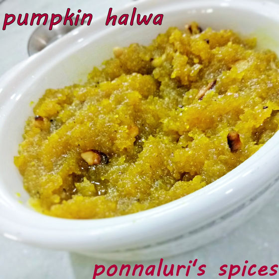 Pumpkin Halwa (Gummadikaya halwa)