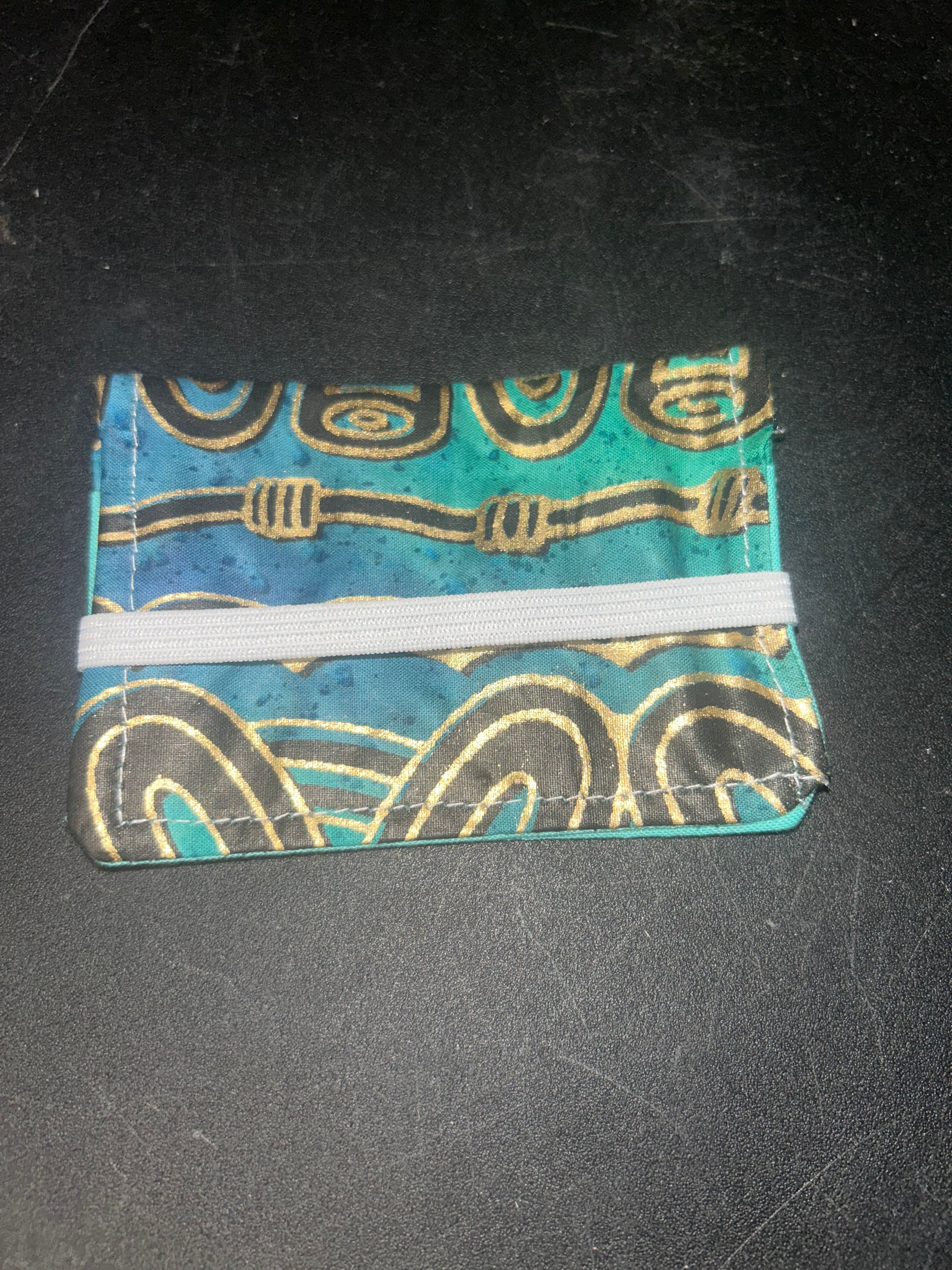 Gold on Batik - Travel Wallet