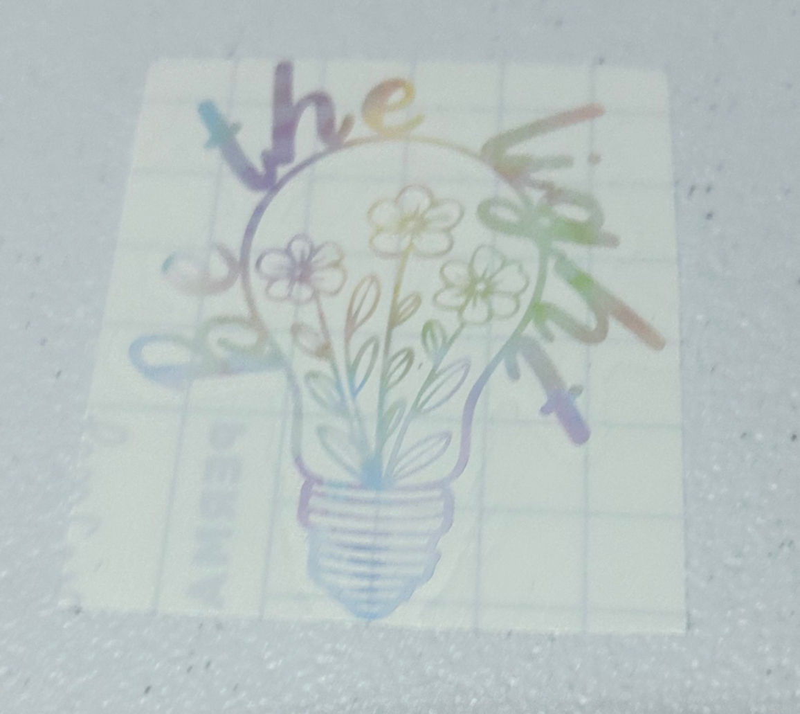 Be the light - vinyl decal