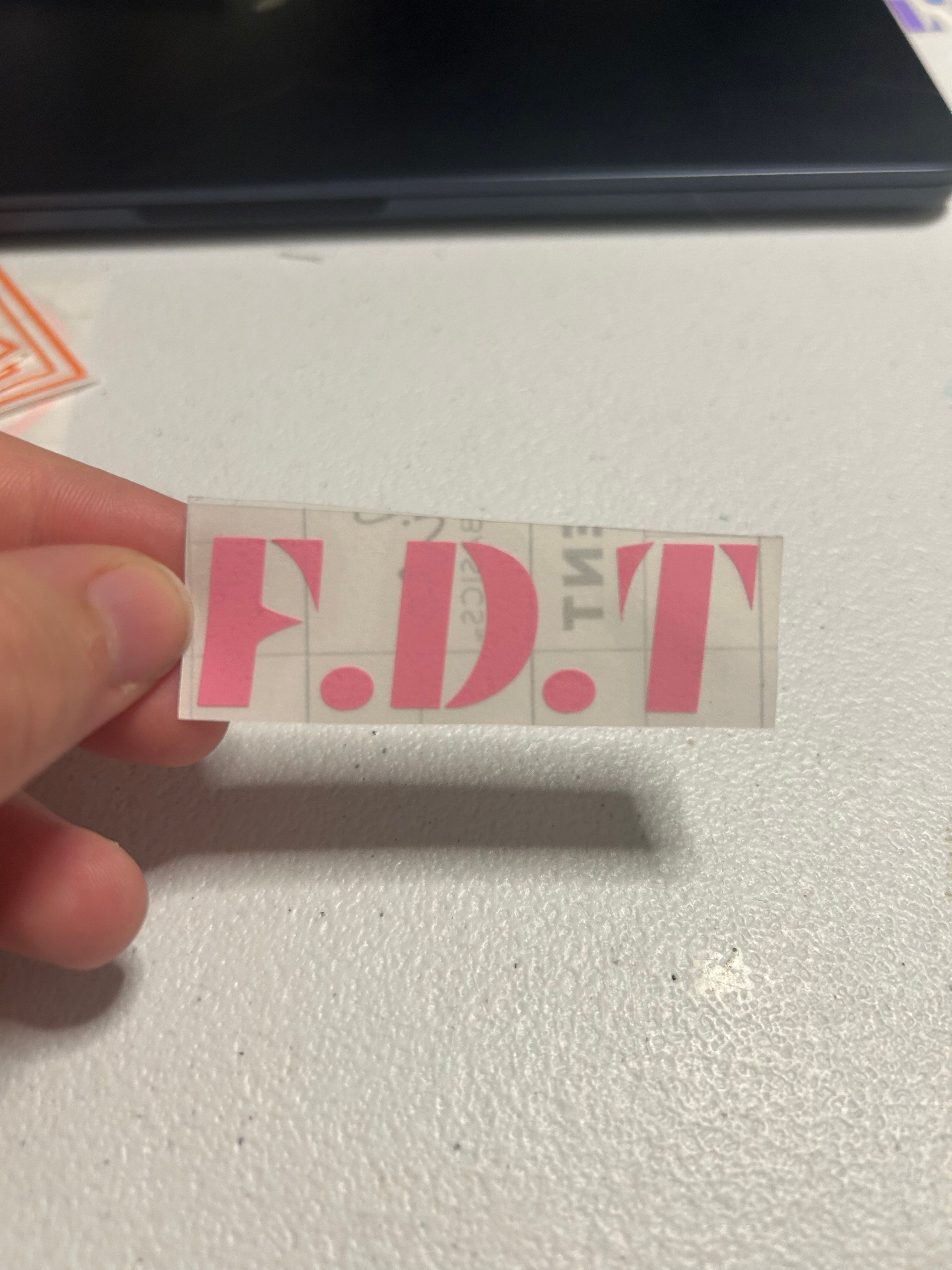 F.D.T - vinyl decal