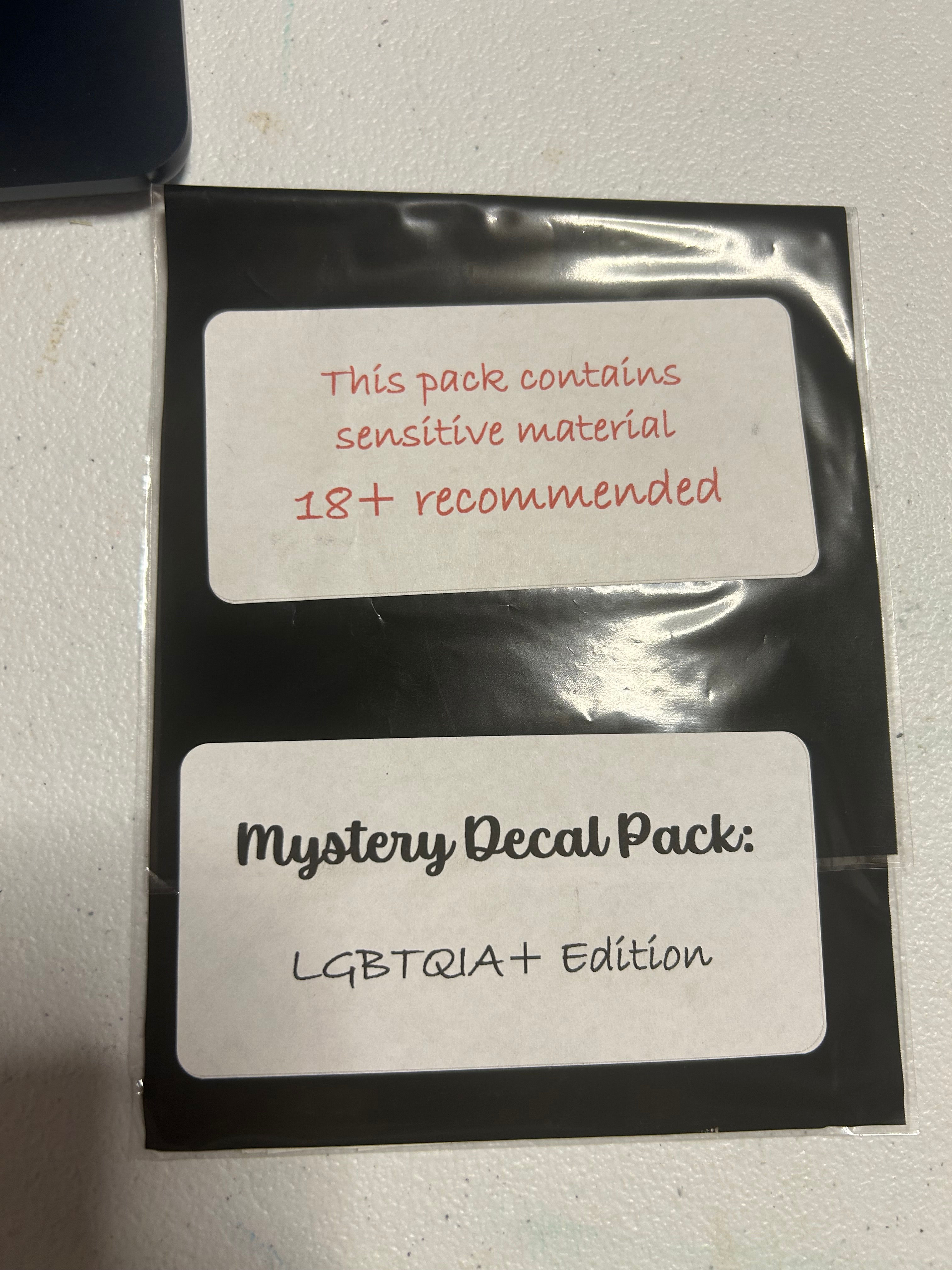 LGBTQIA+ Edition - Mystery Decal Packs