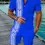 Thumbnail: Hawaii men summer polo shirt set 2 pieces and collar zipper clothing.