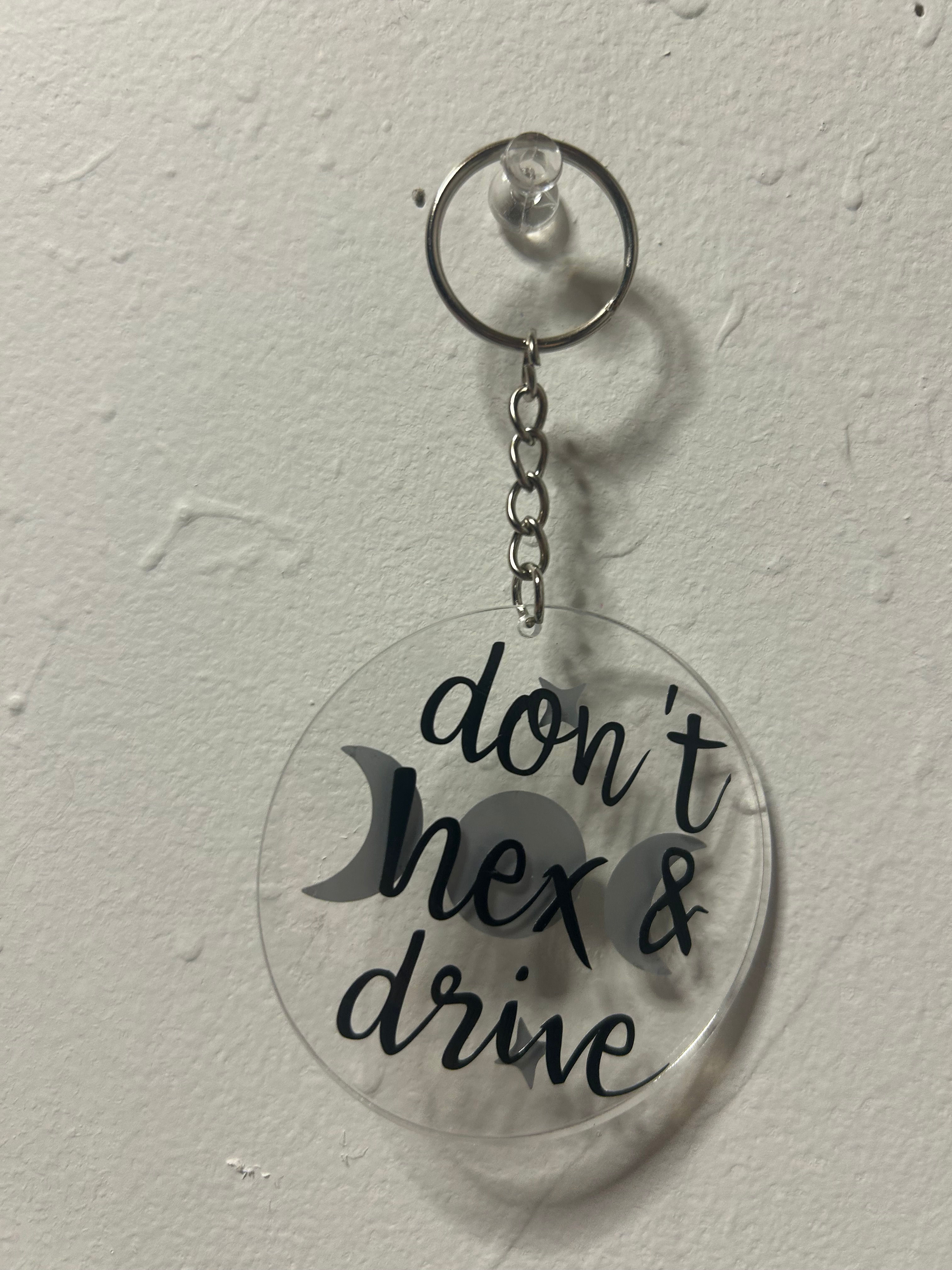 Don't hex & drive  - Keychain