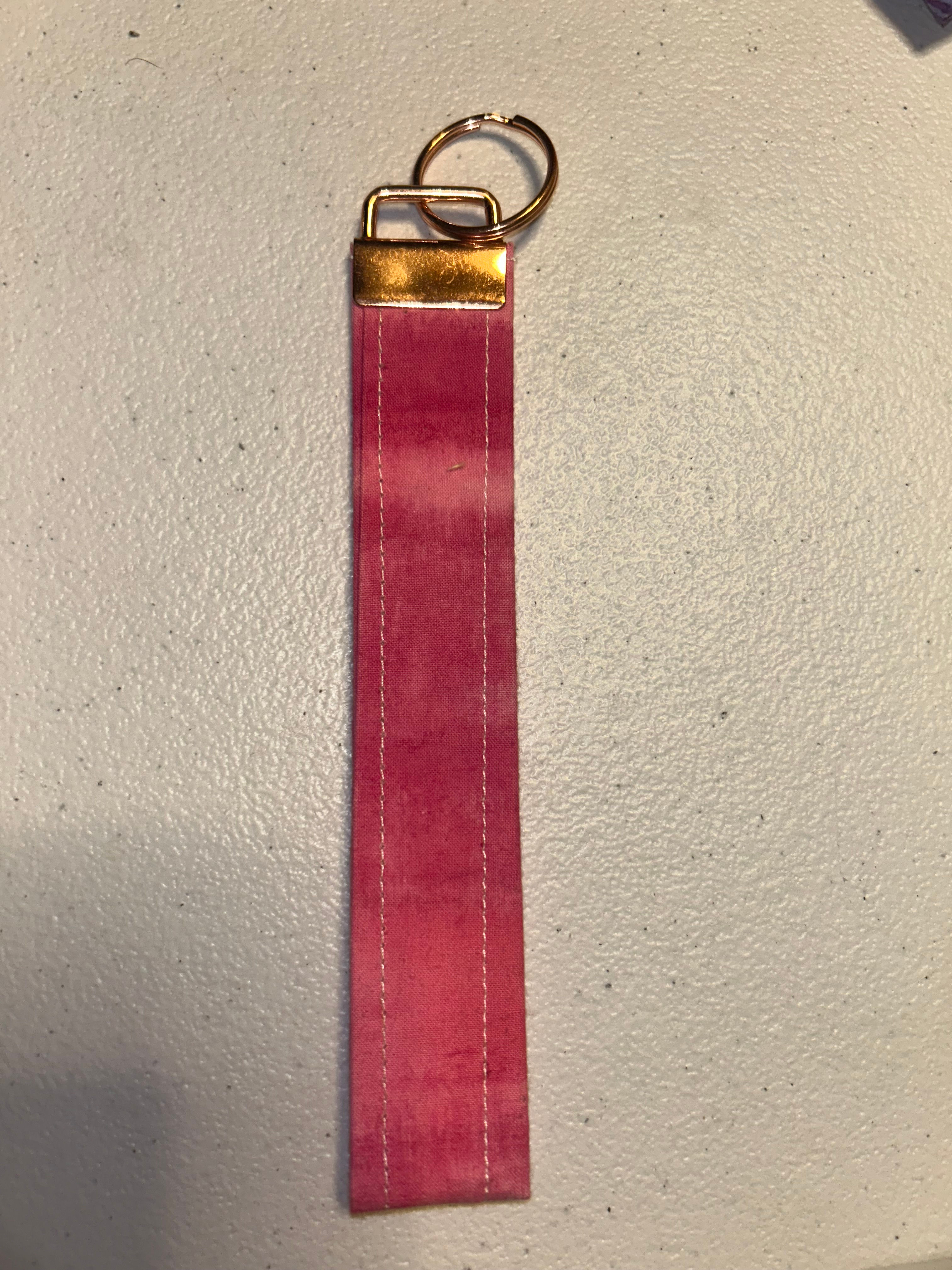 Pink batik - Wristlet 