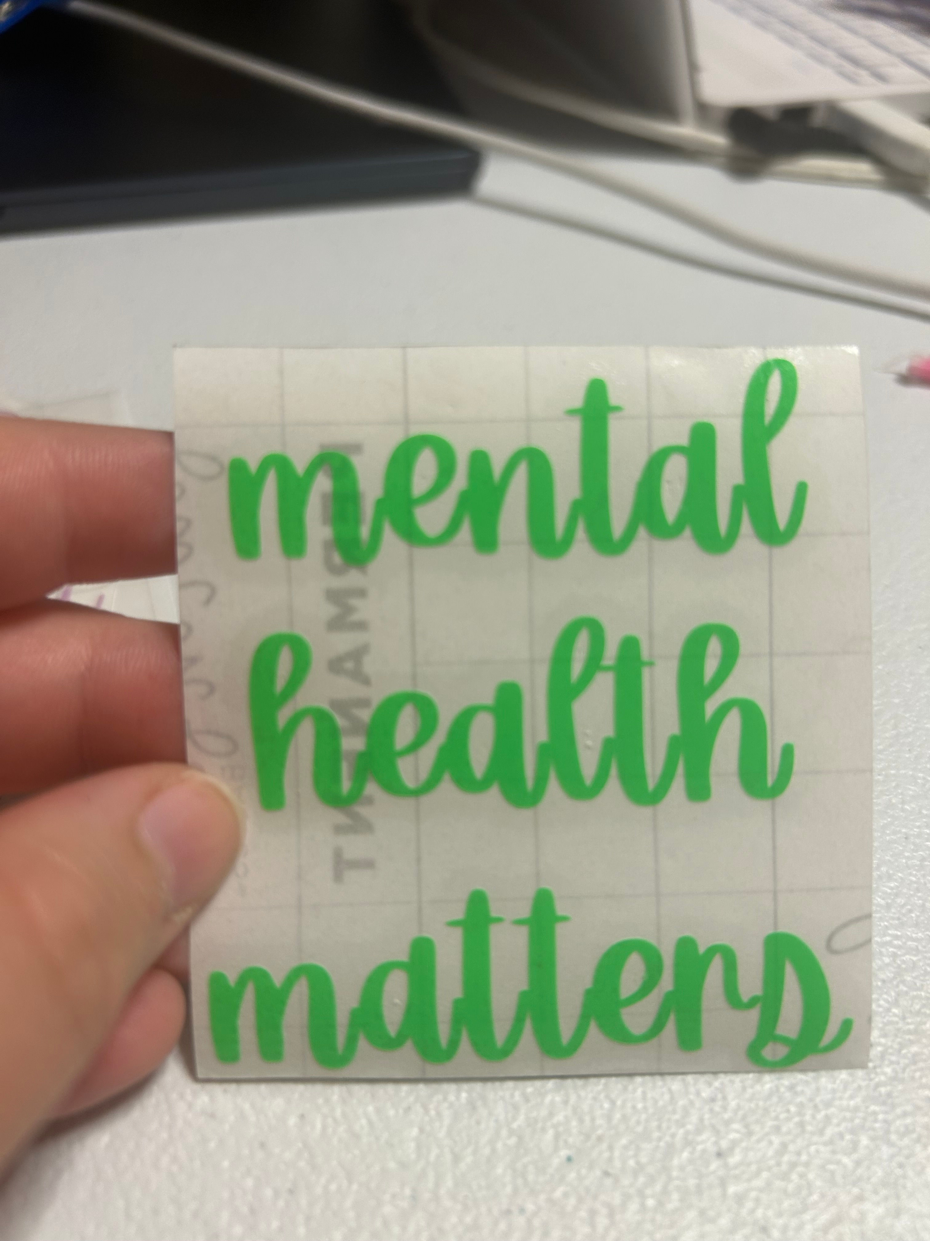 Mental Health Matters - vinyl decal