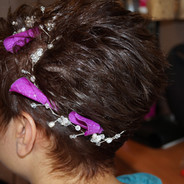coiffure mariée cheveux courts Salon Recto Verso