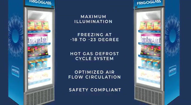 Thumbnail: FRIGOGLASS SLF-500 [R290] Visi Freezer Single Door, 500 Liters, Grey