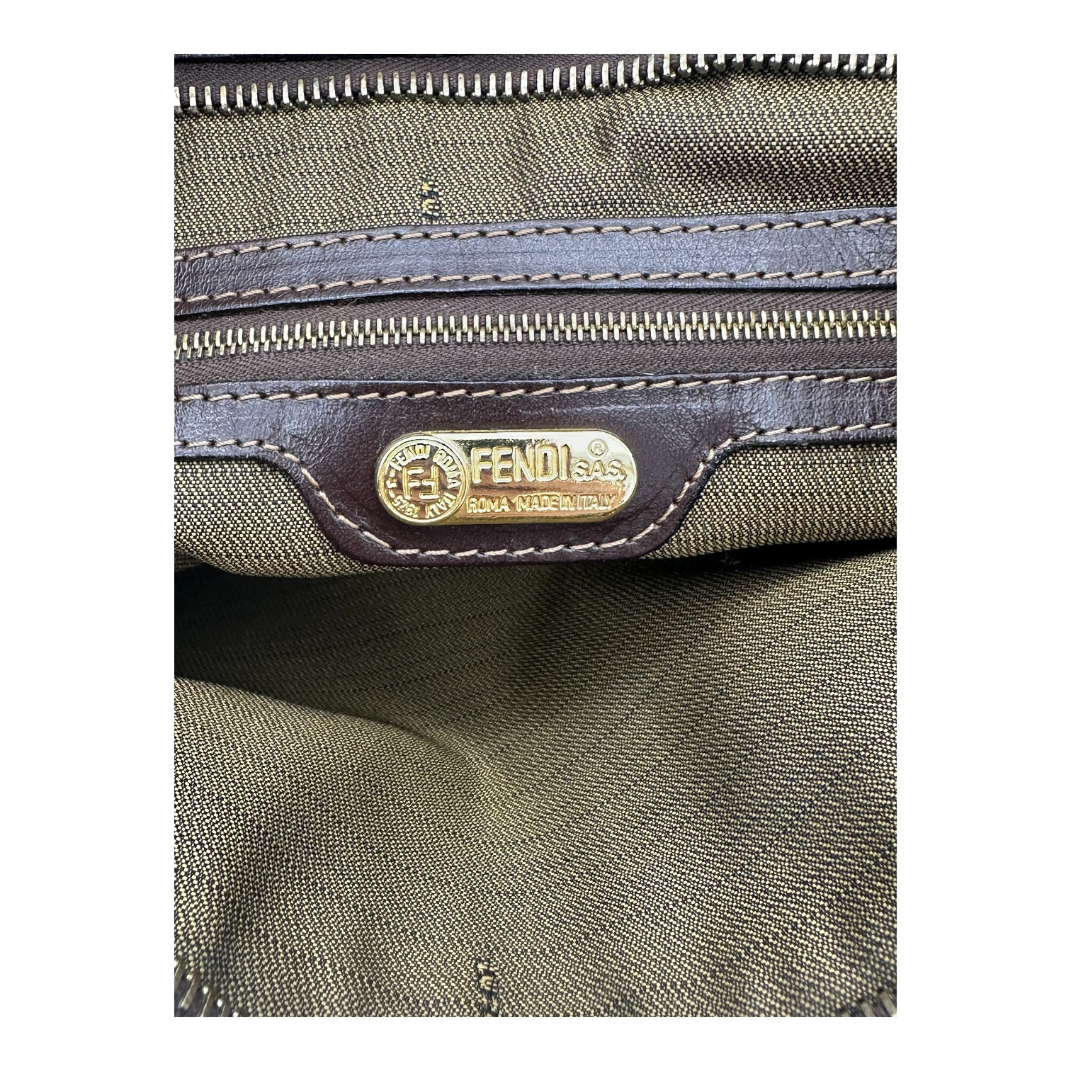 Fendi Vintage Zucca Canvas Tote image 4