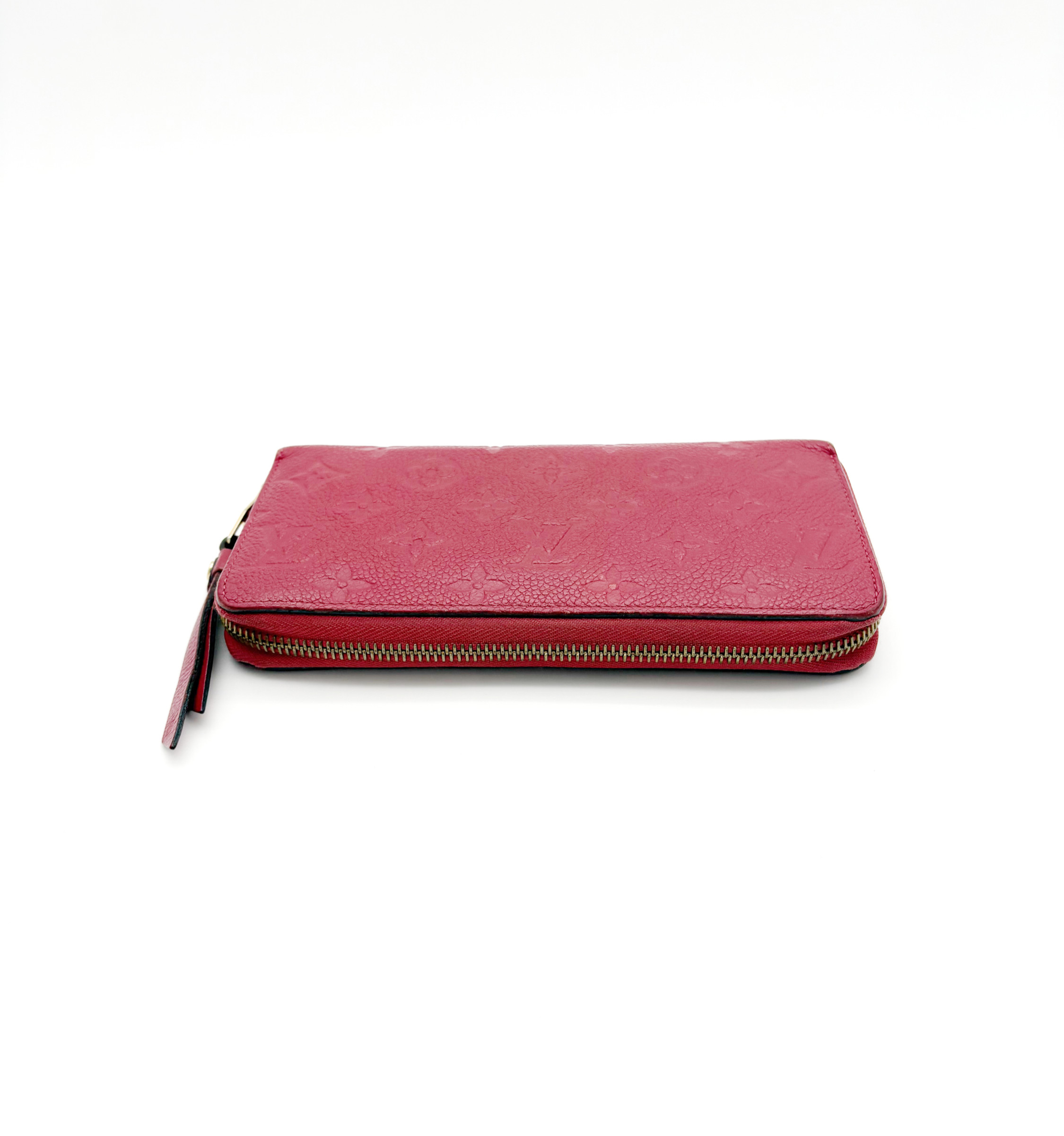 Louis Vuitton Zippy Wallet in monogram empreinte pink leather image 3