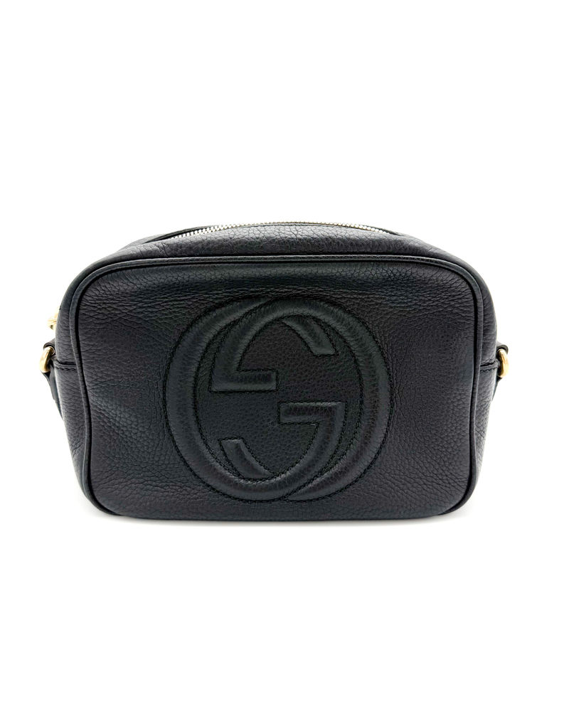 Gucci Soho Leather Disco Bag Black
