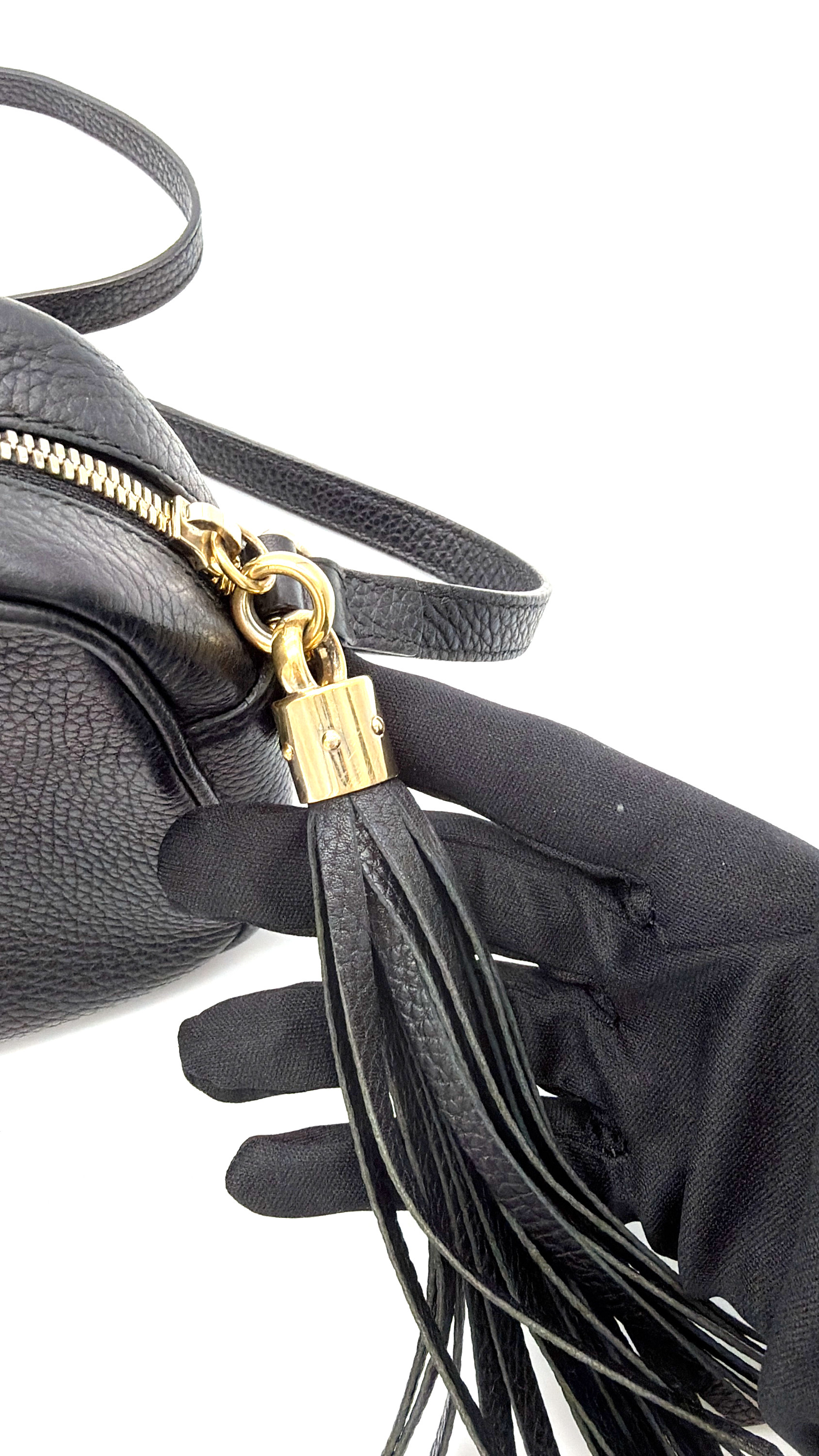 Gucci Soho Leather Disco Bag Black image 5