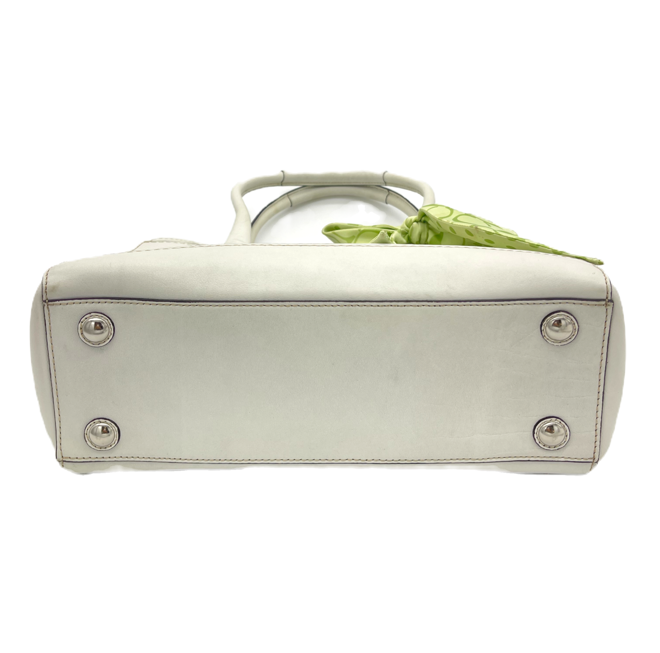 Coach Madeline Ivory Bag with Bow Strap image 4
