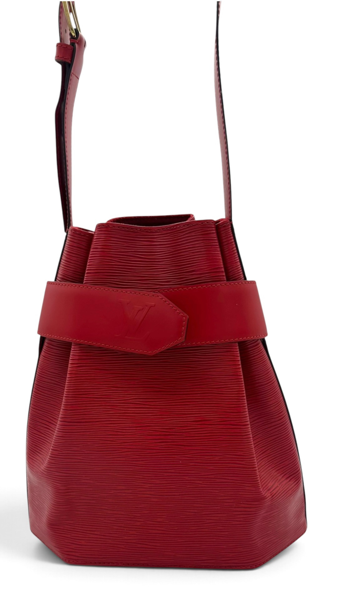 Louis Vuitton Petit Noe Epi Leather Bag in Red image 7