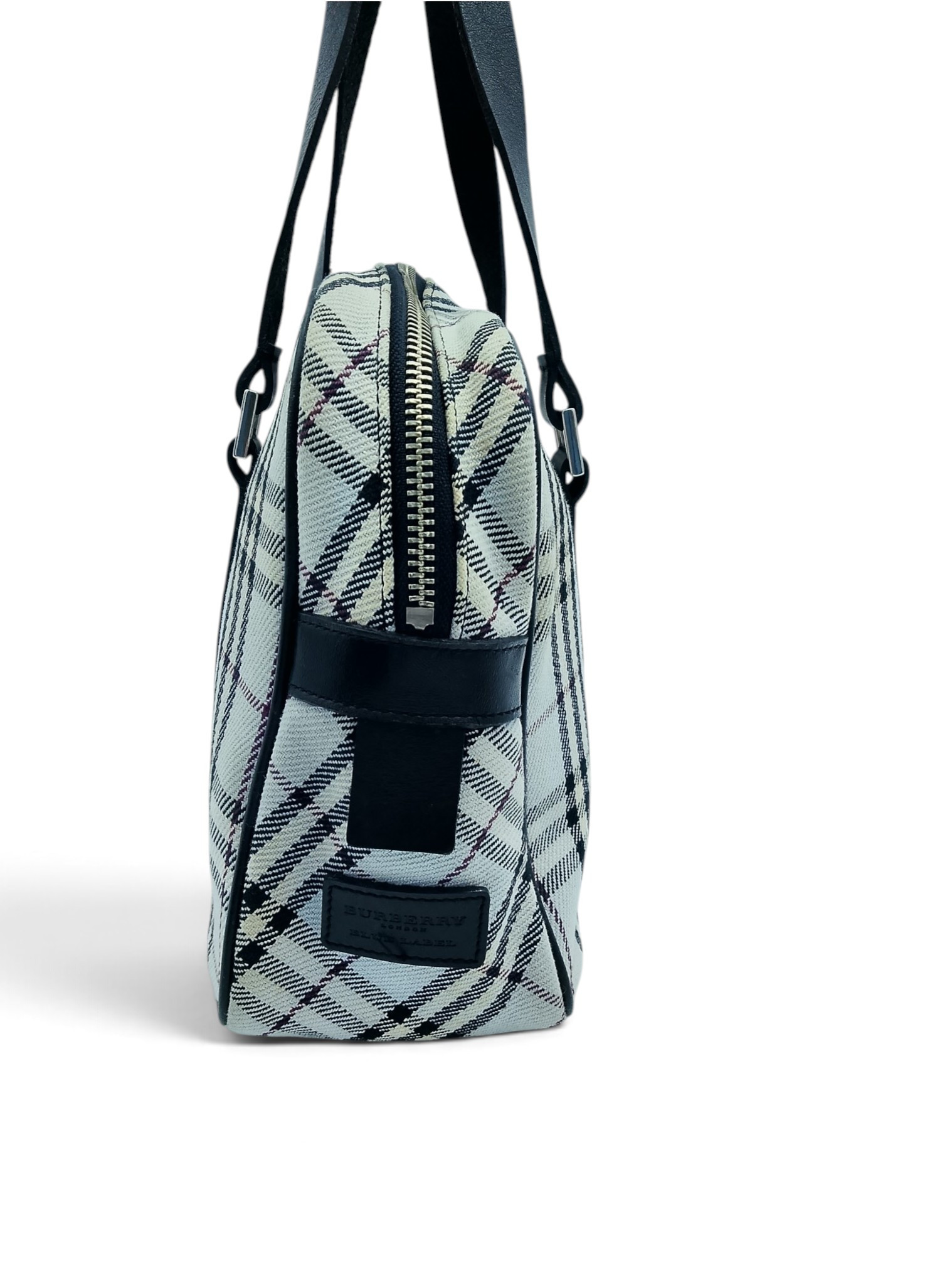 Vintage Burberry Nova Check Mini Boston Bag image 5