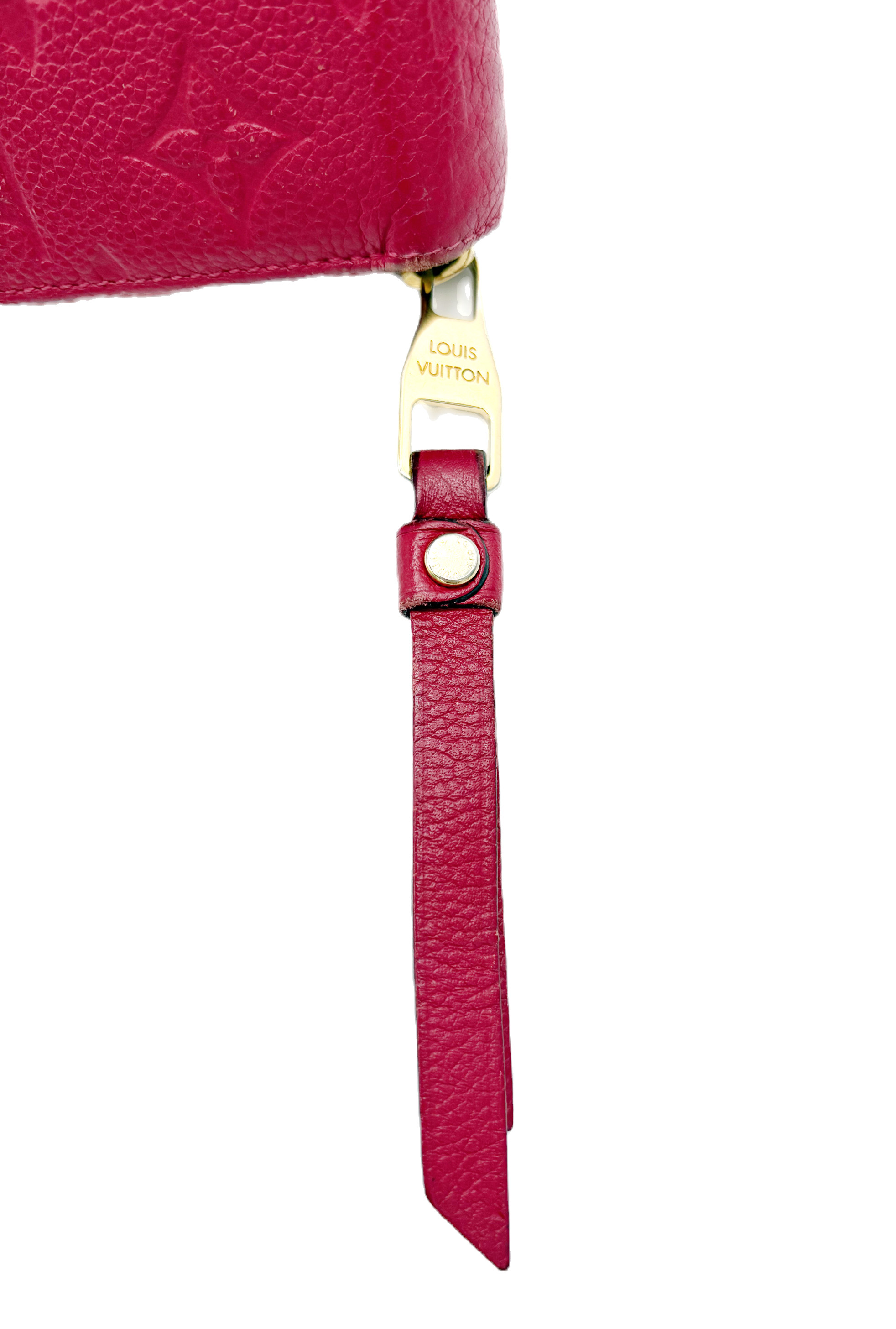 Louis Vuitton Zippy Wallet in monogram empreinte pink leather image 5