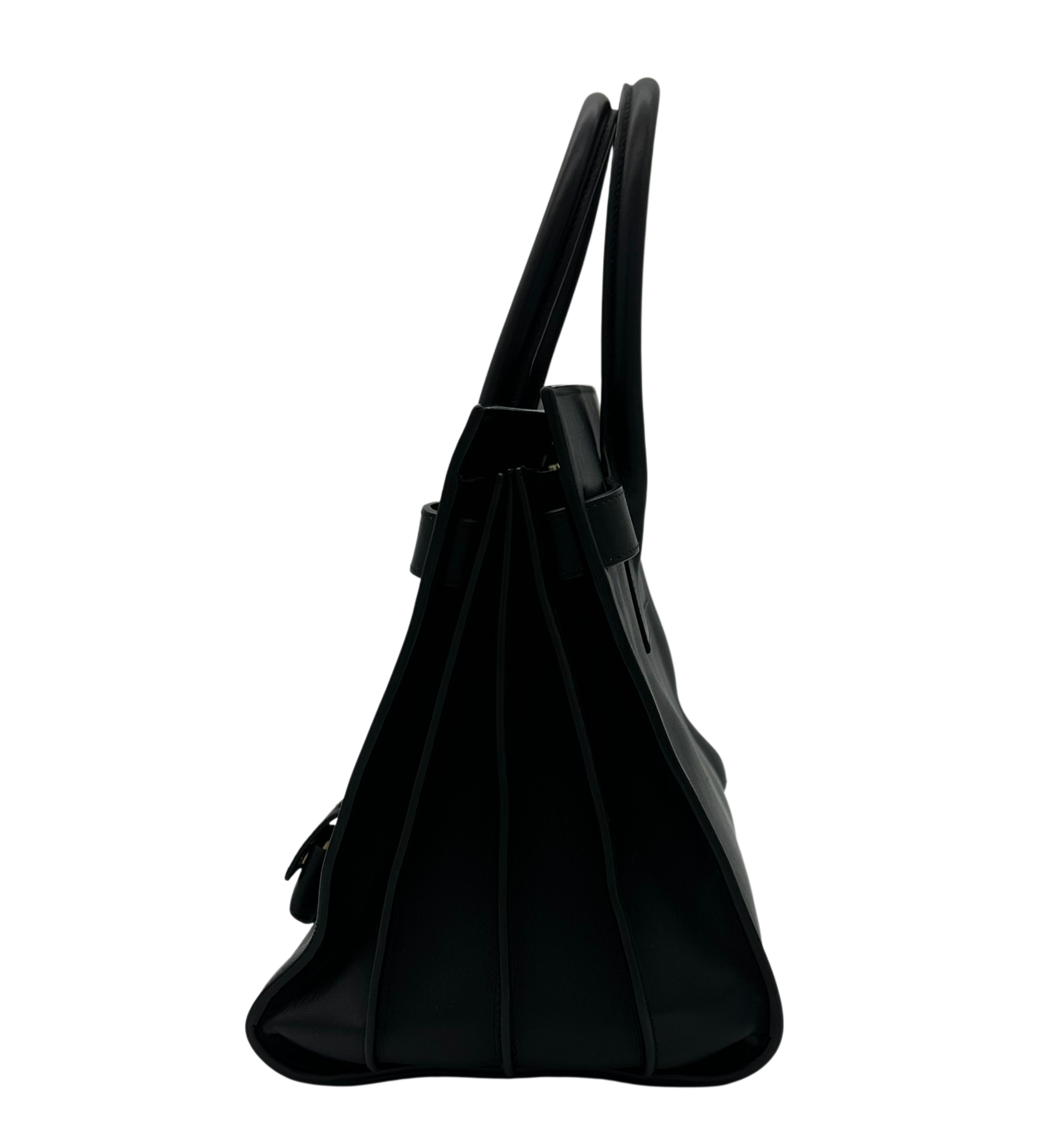 Saint Laurent Sac de Jour Leather Tote in Black Small image 9