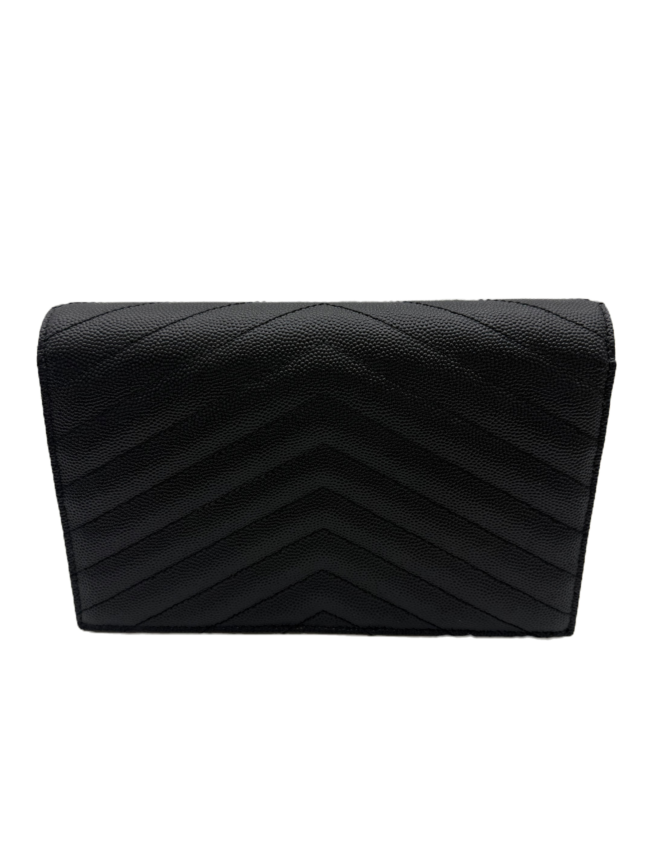 YSL Saint Laurent Monogram Envelope Chain Wallet image 3