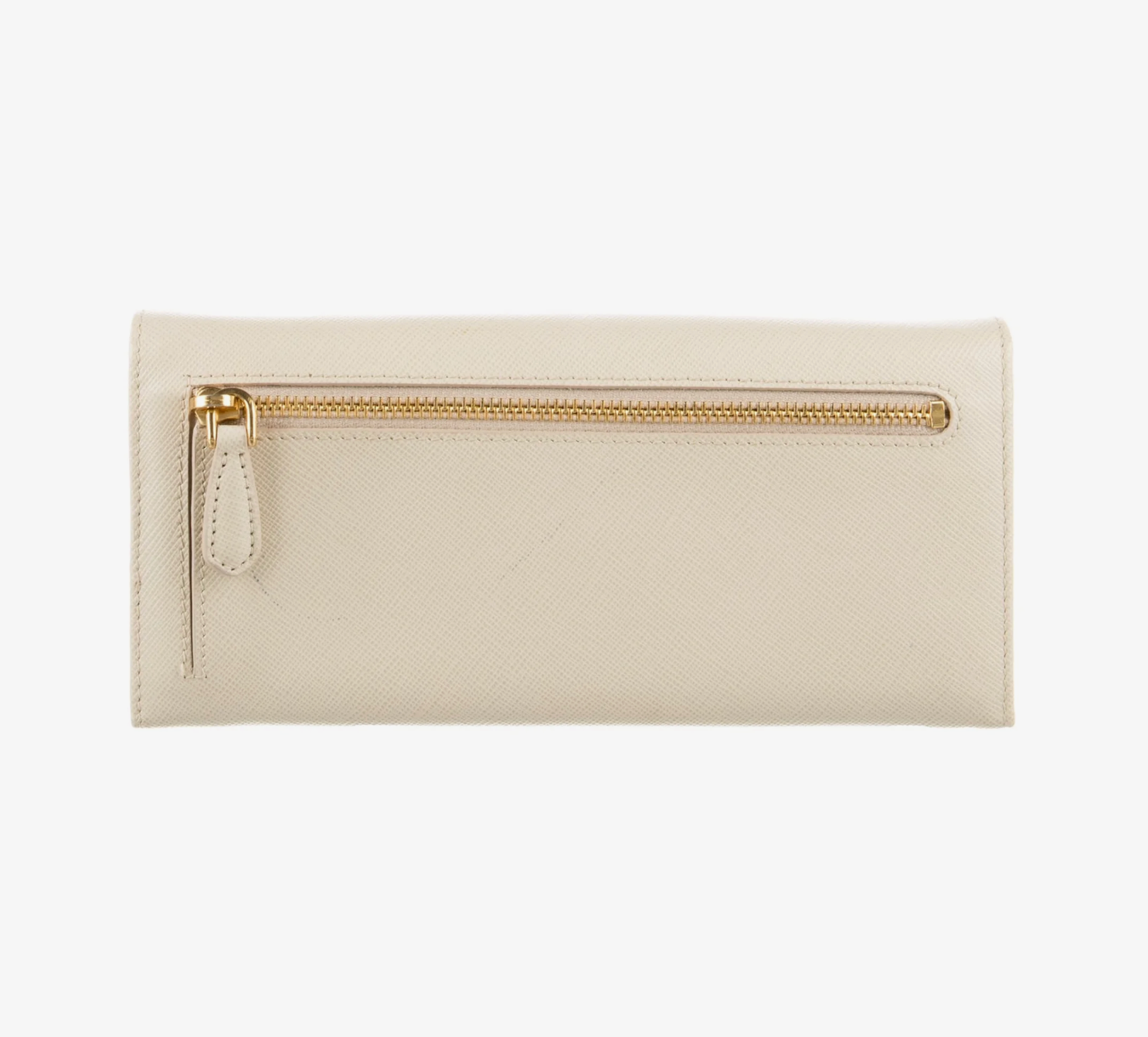 Prada Saffiano Long Wallet White image 2