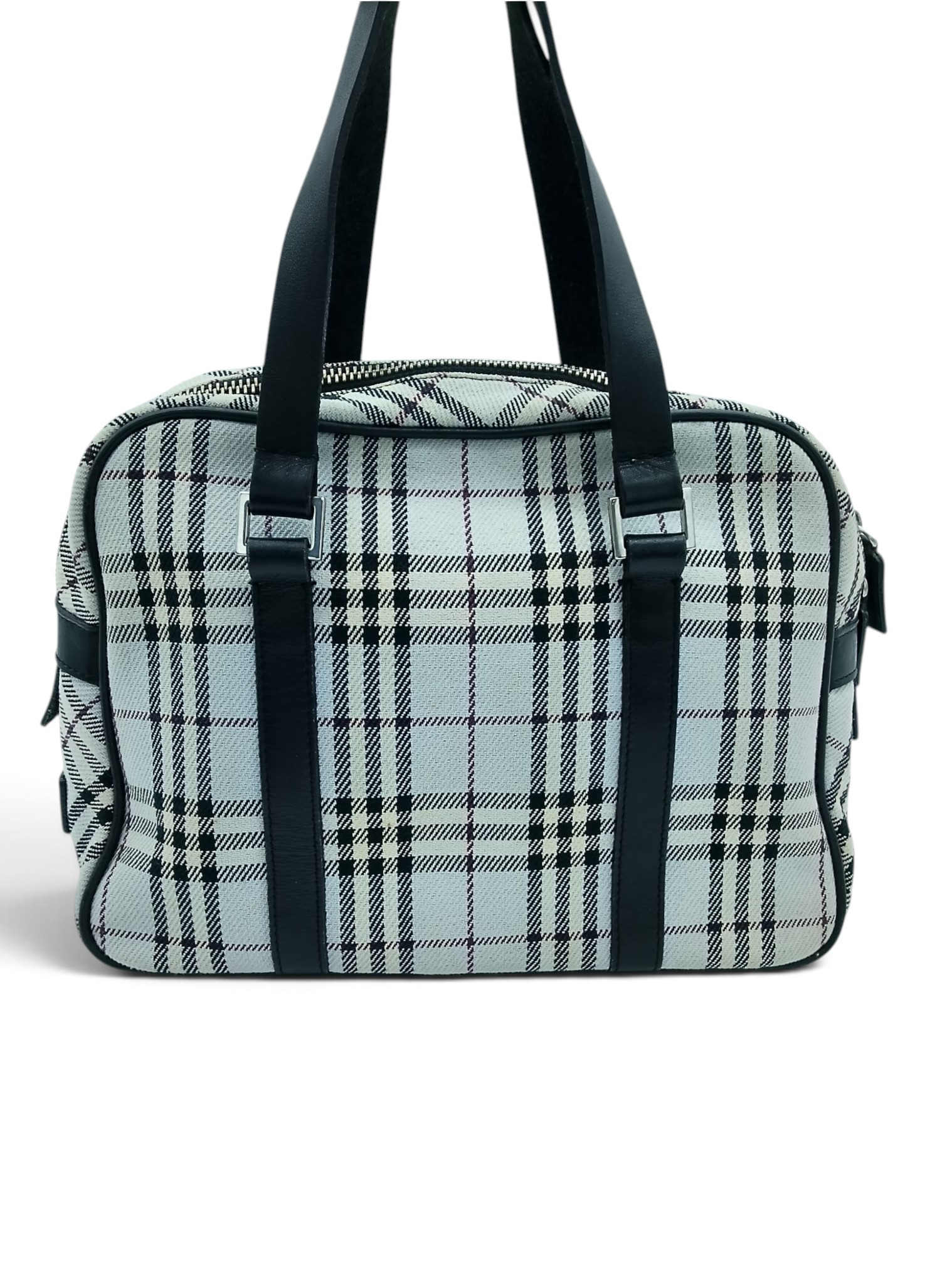 Vintage Burberry Nova Check Mini Boston Bag