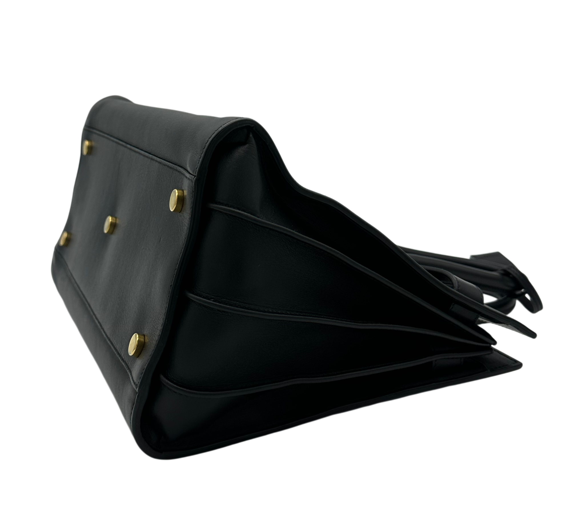 Saint Laurent Sac de Jour Leather Tote in Black Small image 3