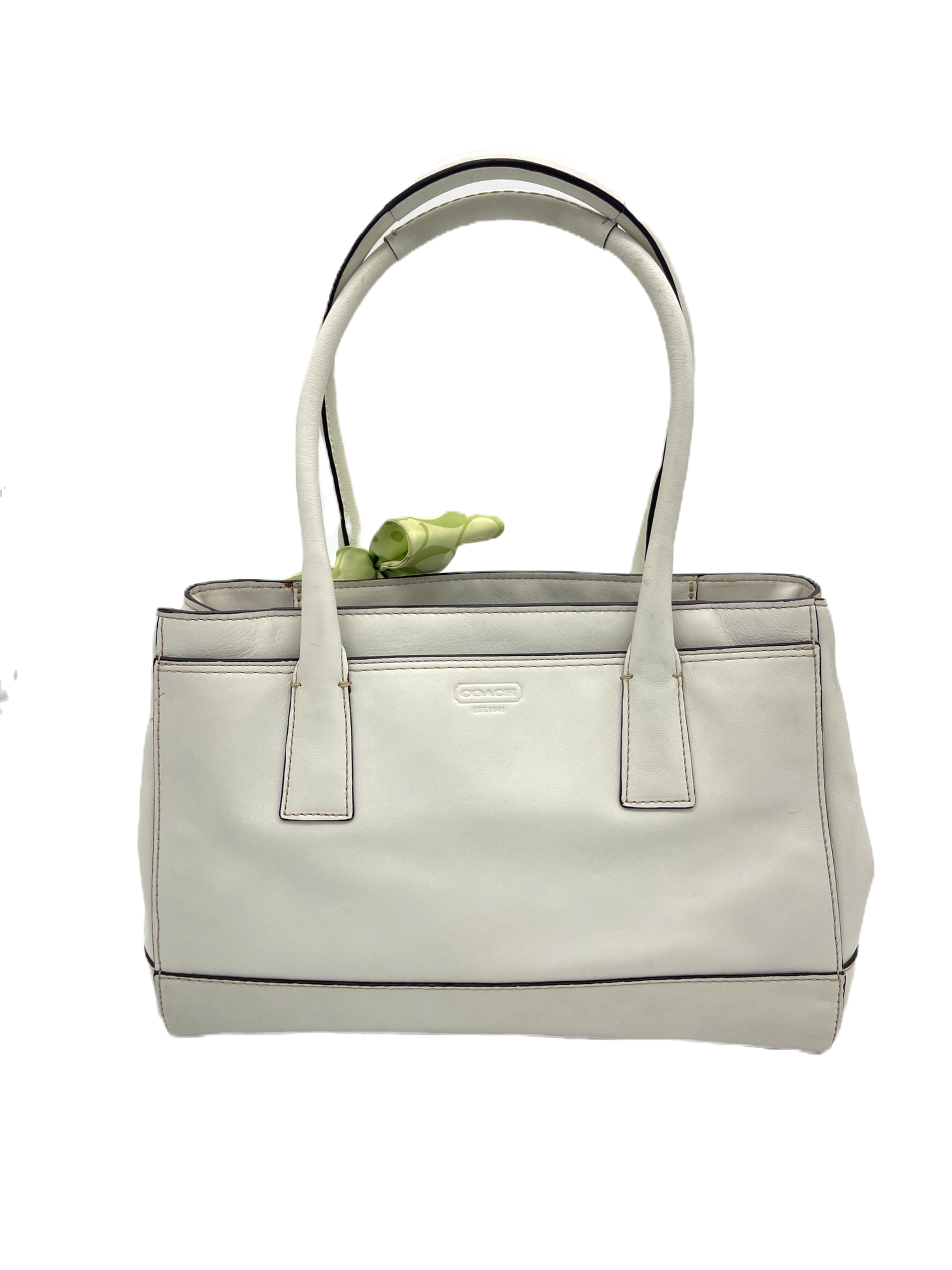 Coach Madeline Ivory Bag with Bow Strap image 2