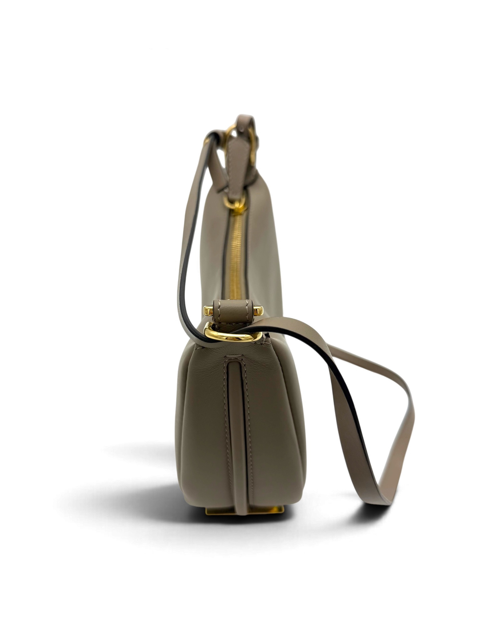 Fendi Fendigraphy Small Hobo Bag Taupe image 3