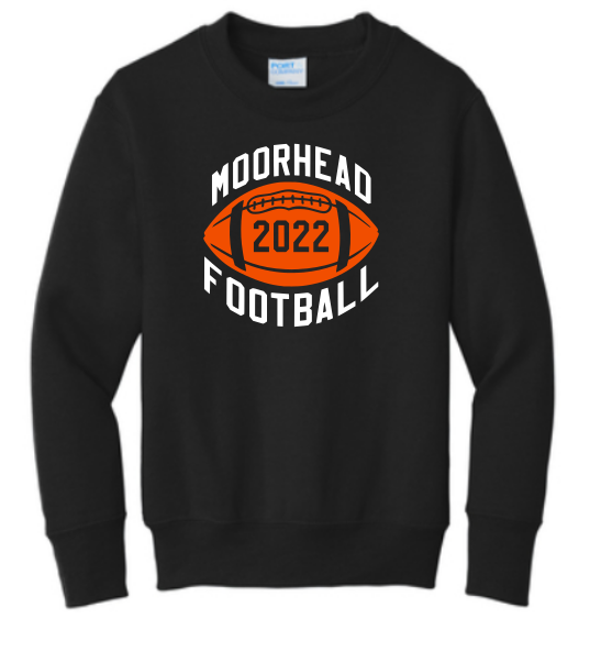 2022 Moorhead Football Core Crewneck - NOT PERSONALIZED