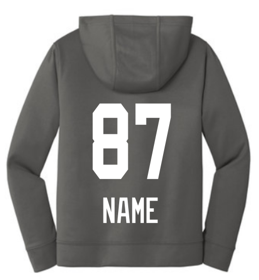 Thumbnail: Moorhead Superfan Performance Hoodie - PERSONALIZED