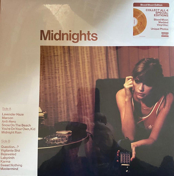 Taylor Swift - Midnights - *SPECIAL EDITION* - Blood Moon Marbled