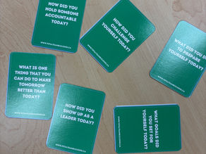 Challenge behaviour and evaluate impact using the green cards